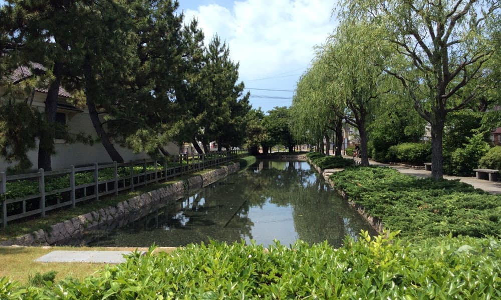 再現された「早川堀」